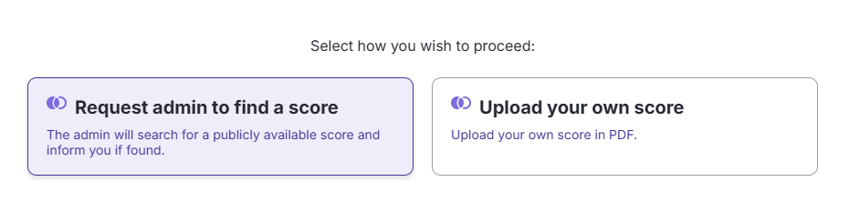 Option Score Request